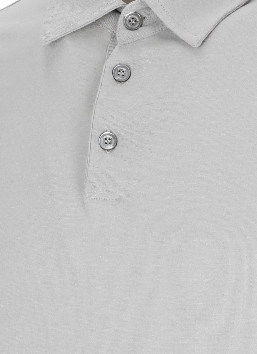 Zanone Grey Mc Polo Shirt