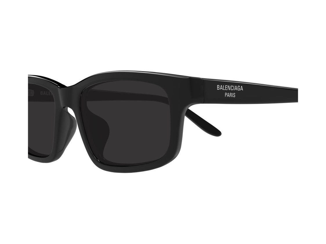 Balenciaga Bb0528sk Black Oversized Square Acetate Sunglasses