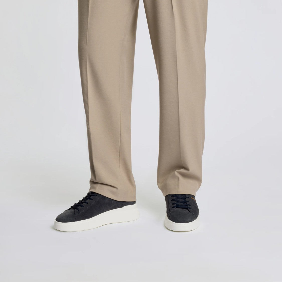 Hogan H580 Lace-Up Sneakers In Calfskin