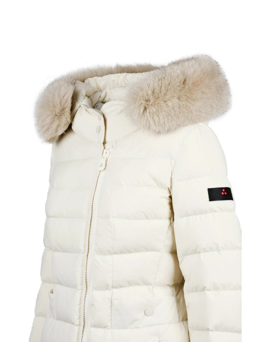 Peuterey Turmalet Down Jacket With Plush Fur Trim And Flattering Silhouette