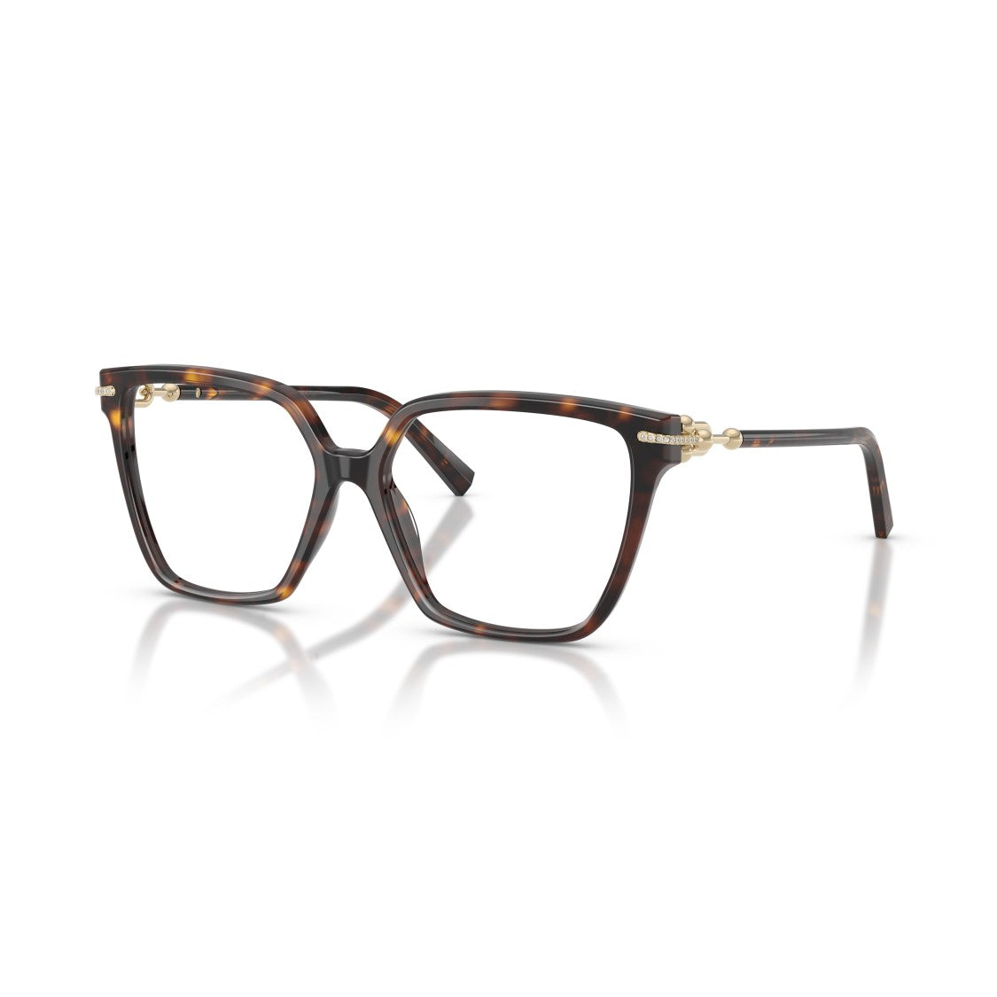 Tiffany & Co. 0Tf2290bu Bold Oversized Square Frame Tortoiseshell Eyeglasses