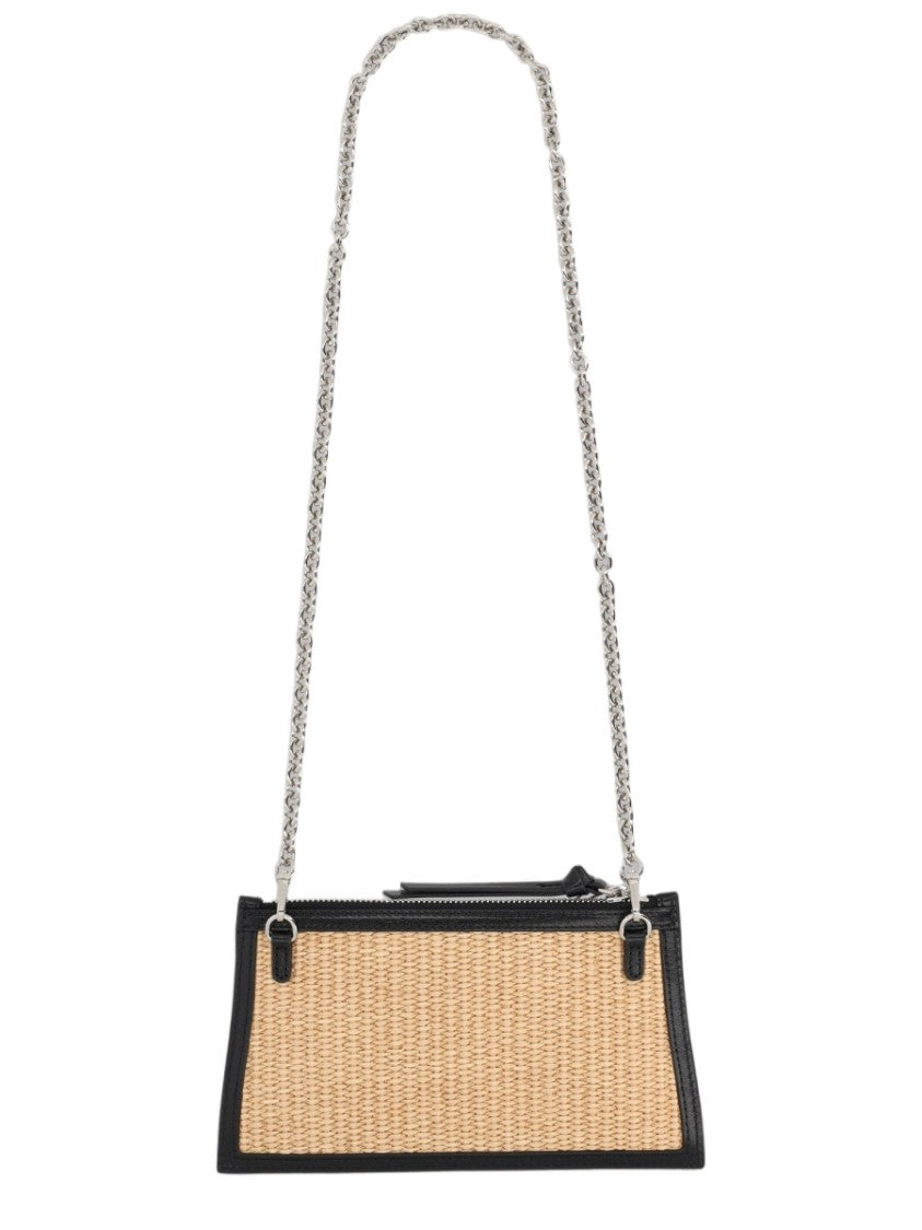 Vivienne Westwood Woven Cotton-Blend Black Emblem Clutch