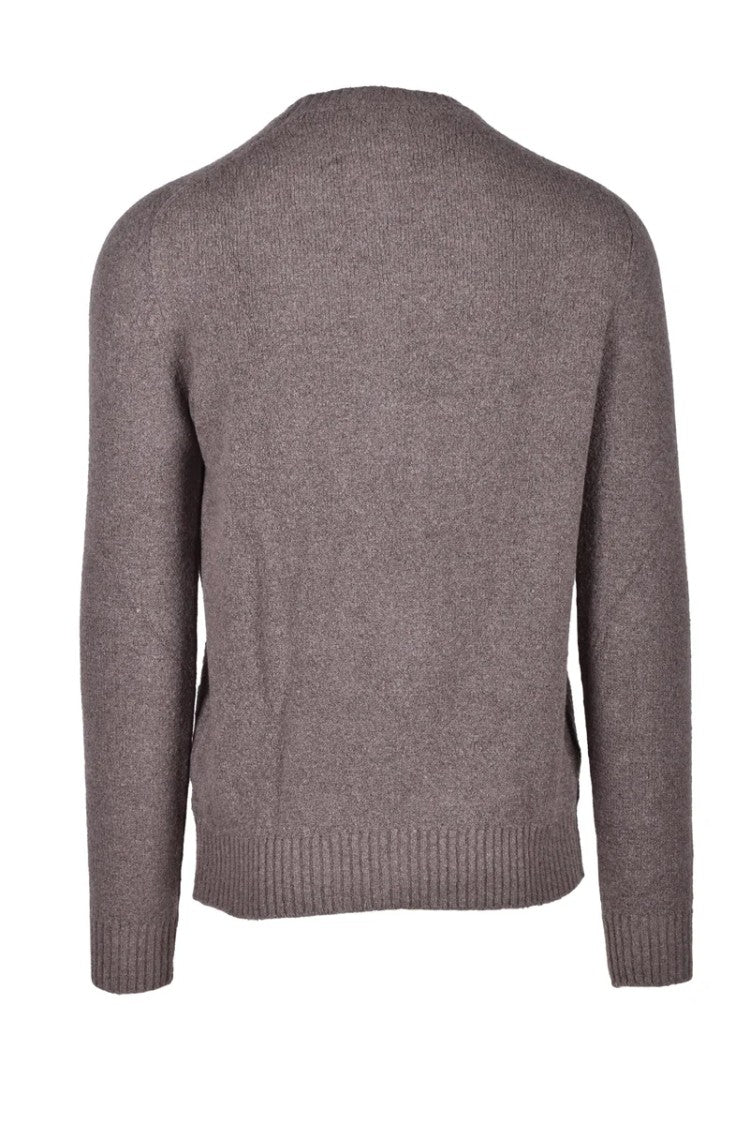 Hammond Brown Cotton Polyamide Elastane Men Sweater