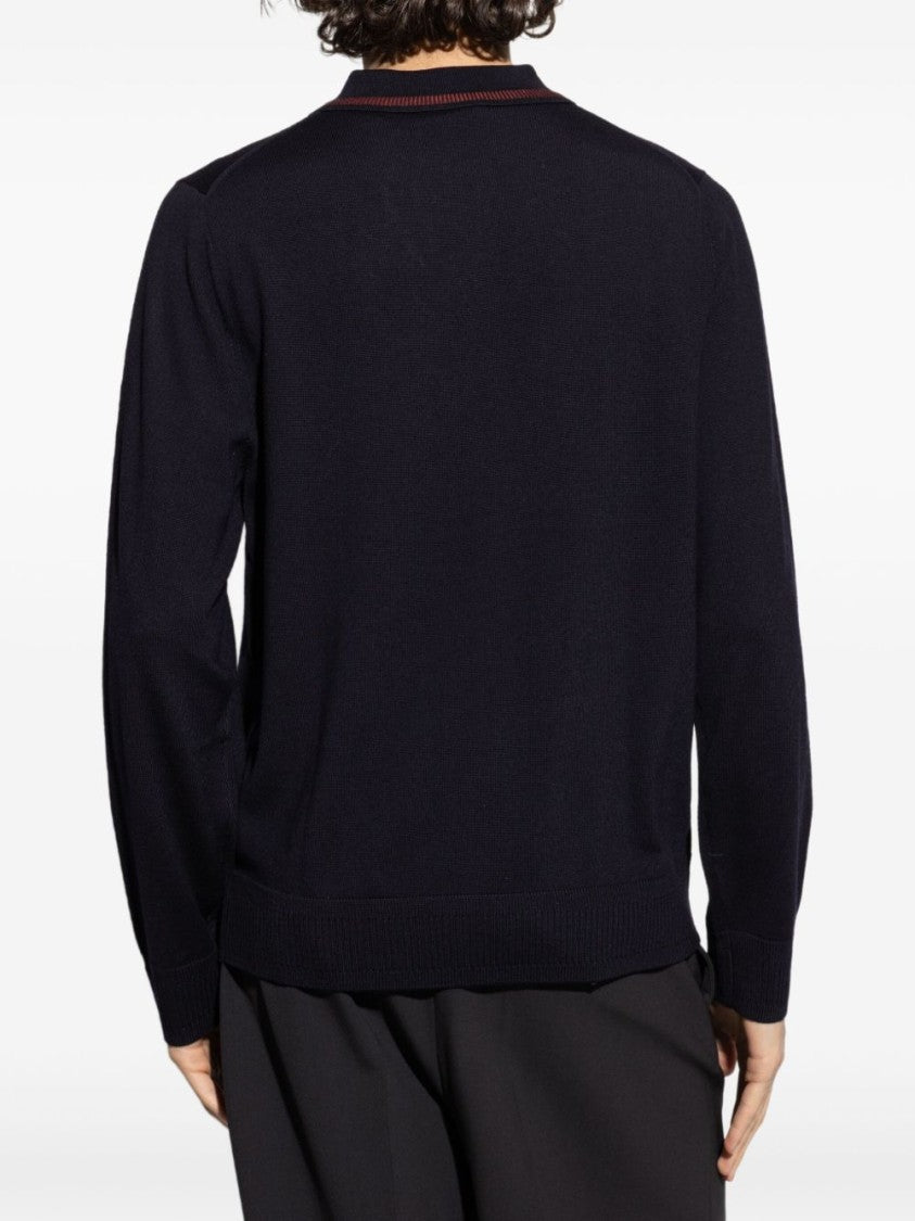Paul Smith High Neck Polo With Zip