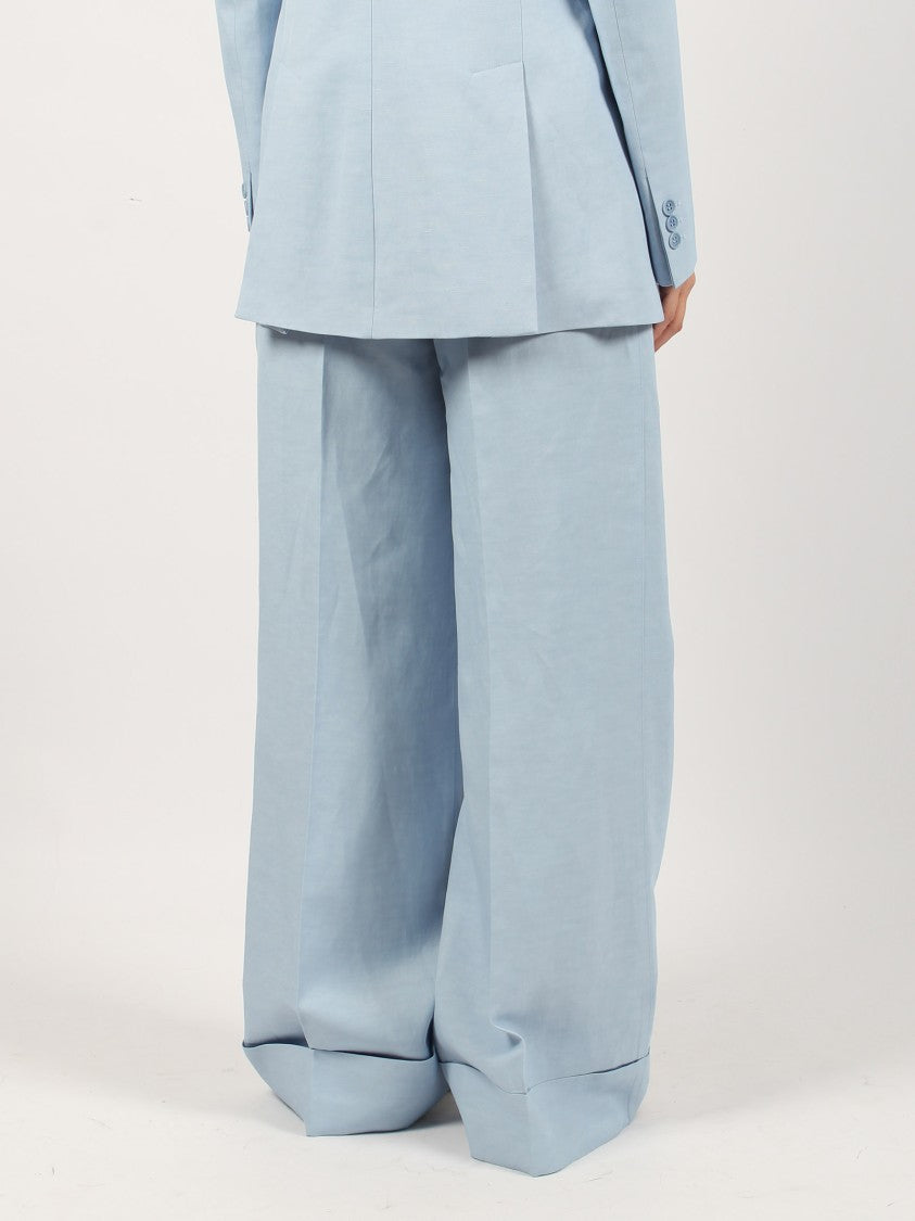 P.A.R.O.S.H. Raisa Linen Blend Pant