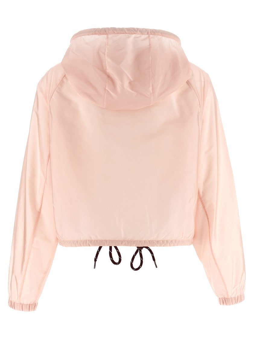 Prada Re-Nylon Feather Crop Jacket