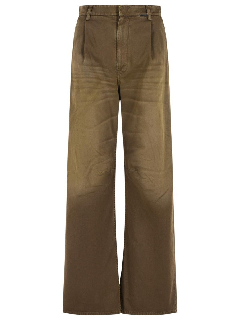 Mm6 By Maison Margiela Brown Denim Jeans