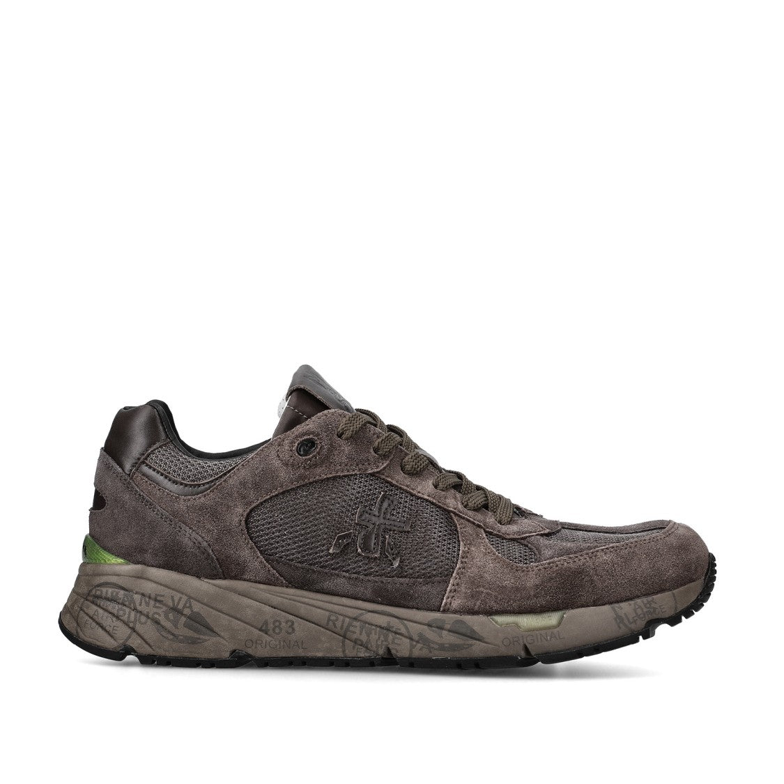 Premiata Mase Sneakers In Brown Suede