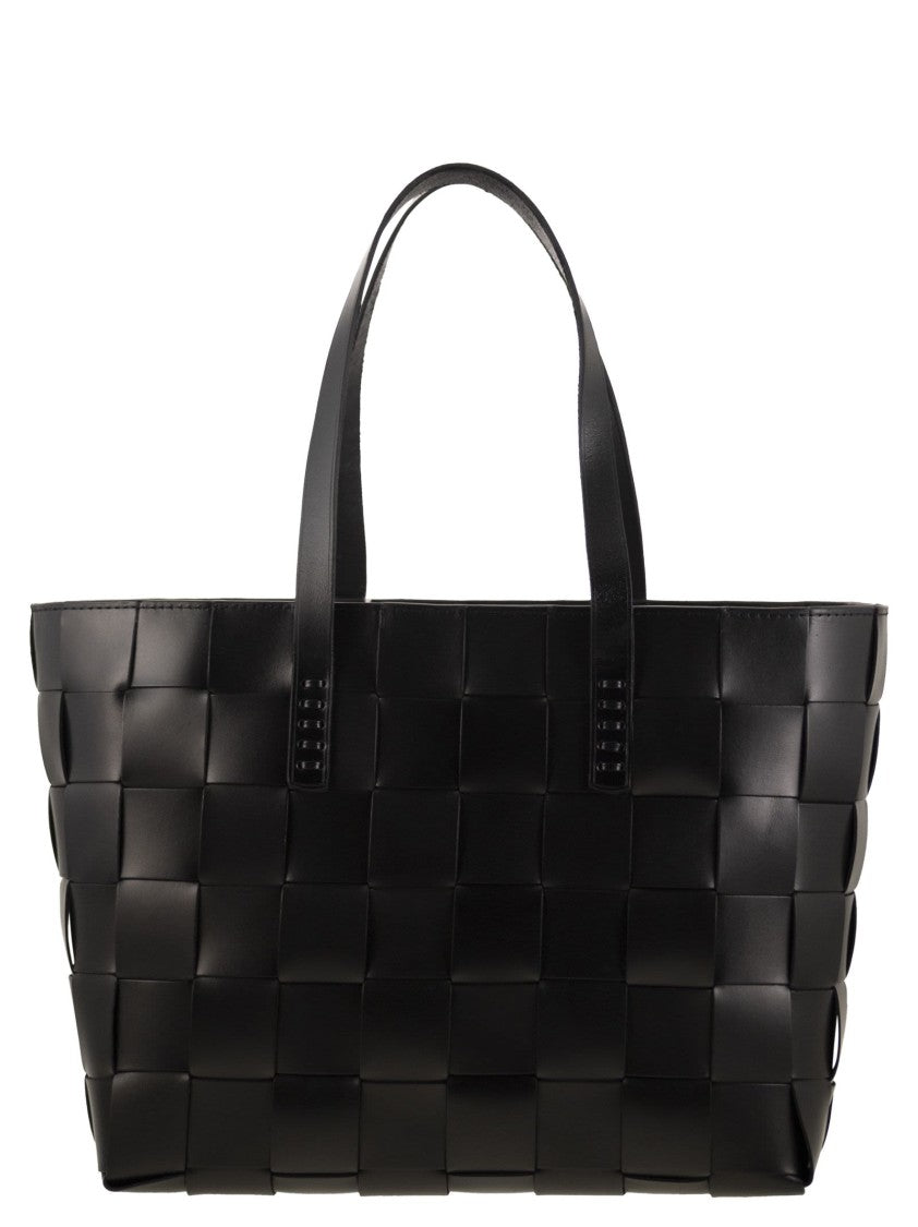 Dragon Japan Tote - Woven Leather Bag