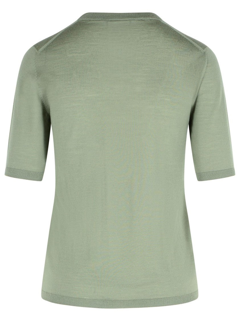 Max Mara 'Gerico' Green Virgin Wool Sweater