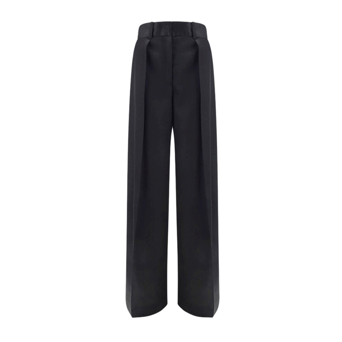 Jil Sander High-Waisted Wide-Leg Trousers With Flap Pockets