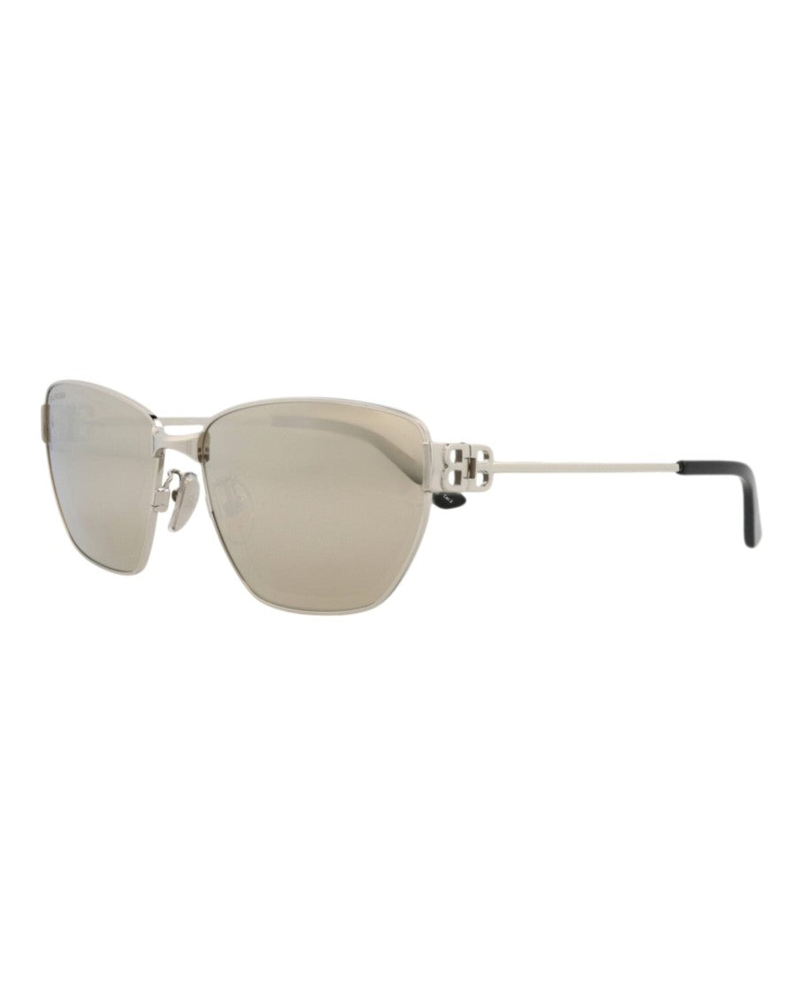 Balenciaga Cat Eye-Frame Metal Sunglasses