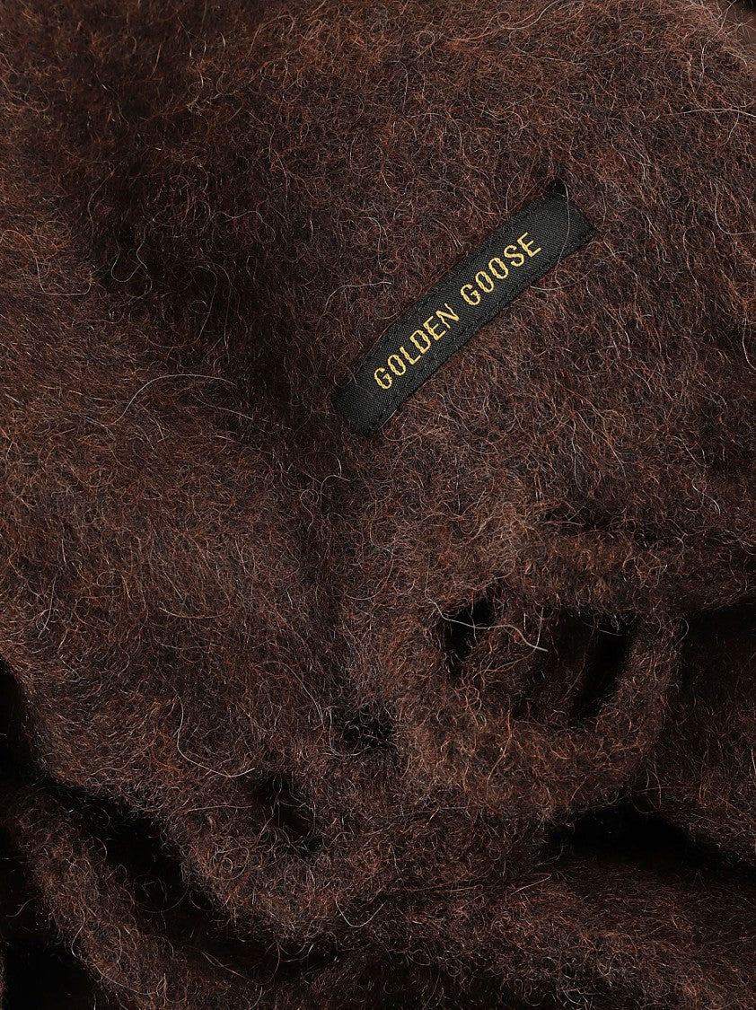 Golden Goose Luxurious Alpaca-Blend Scarf With Fringed Ends