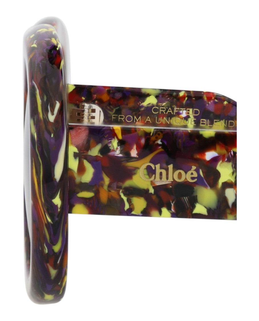 Chloé Square-Frame Recycled Acetate Sunglasses