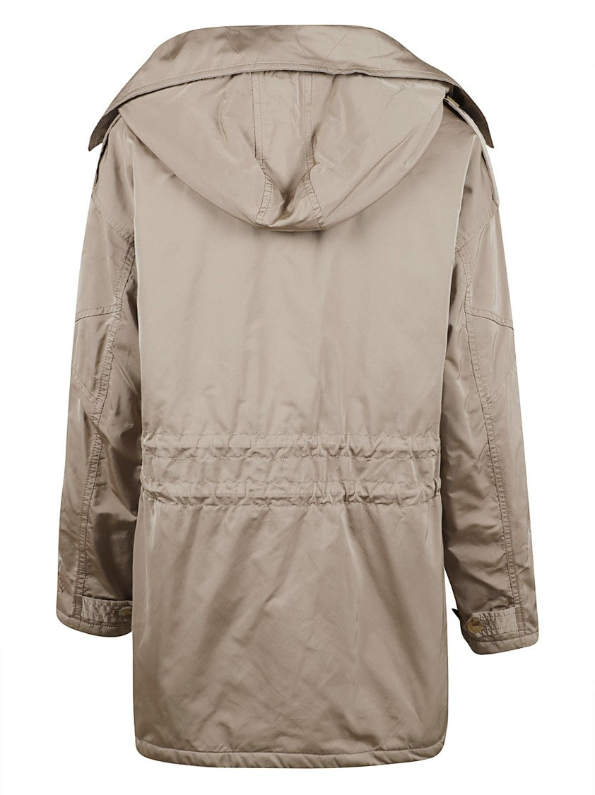 Ermanno Scervino Relaxed Fit Coat With Floral Embroidery