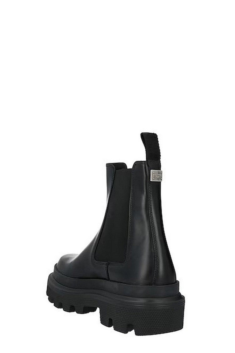 Dolce & Gabbana Black Chunky-Sole Chelsea Boots