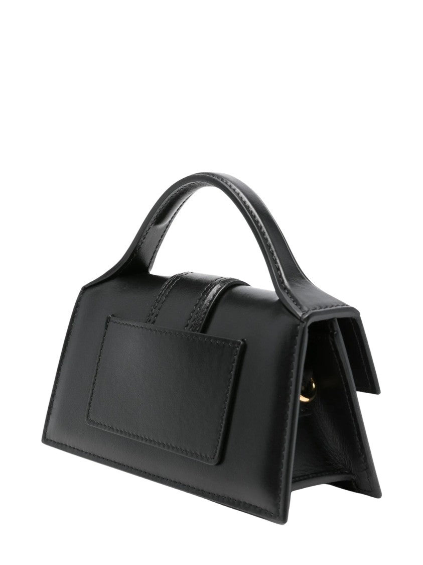 Jacquemus Black Leather Le Bambino Tote Bag