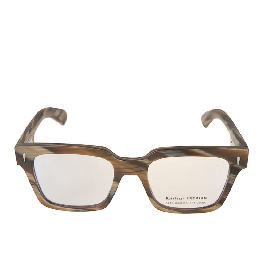 Kador Premium 1 Rectangular Tortoiseshell Sunglasses With Metallic Accents