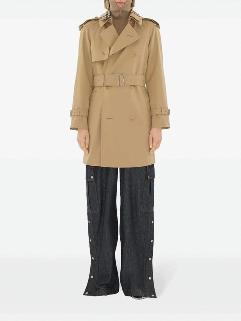 Burberry Double-Breasted Cotton Gabardine Trench Coat