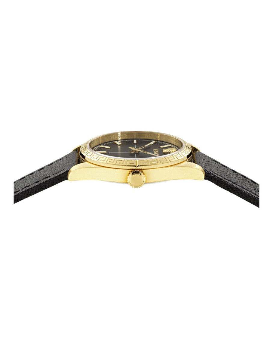 Versace Millenyium Leather Watch