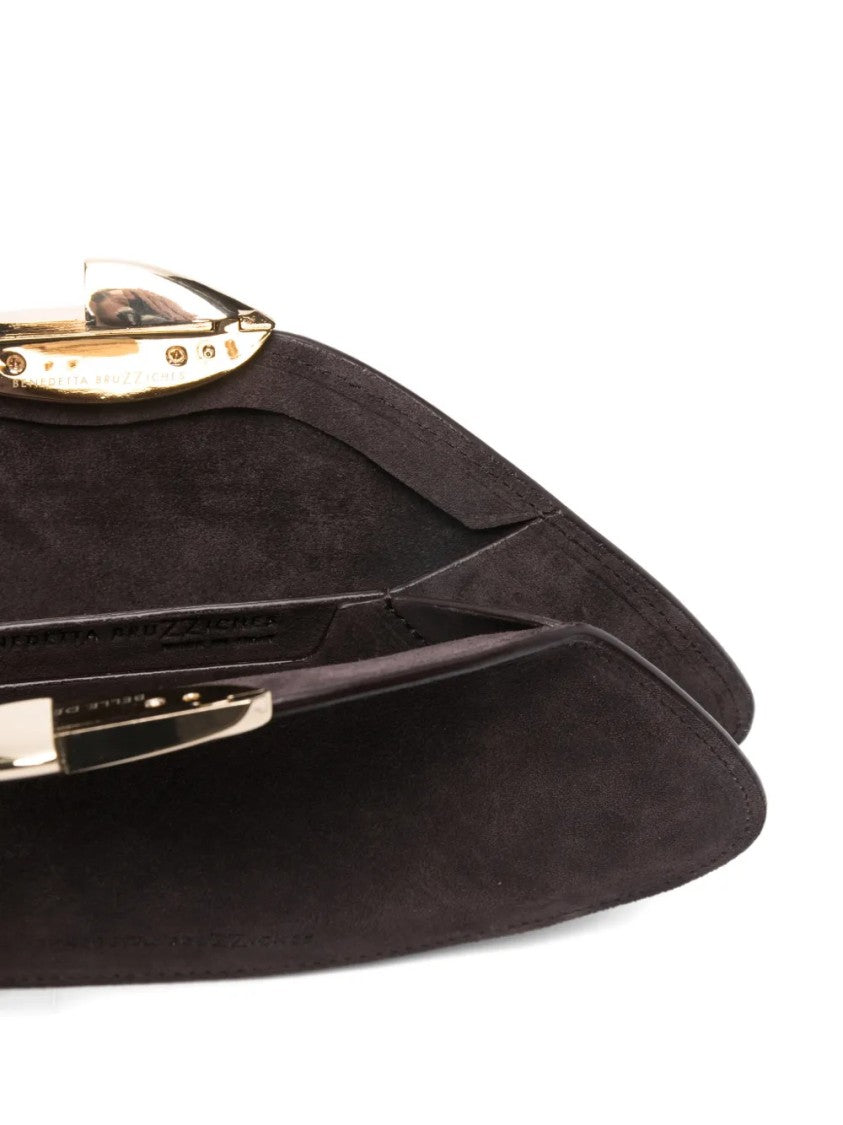 Benedetta Bruzziches Structured Handbag With Detachable Shoulder Strap And Minimalist Design