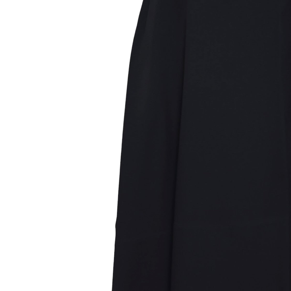 Jil Sander Blue Wool Gabardine Asymmetric Skirt