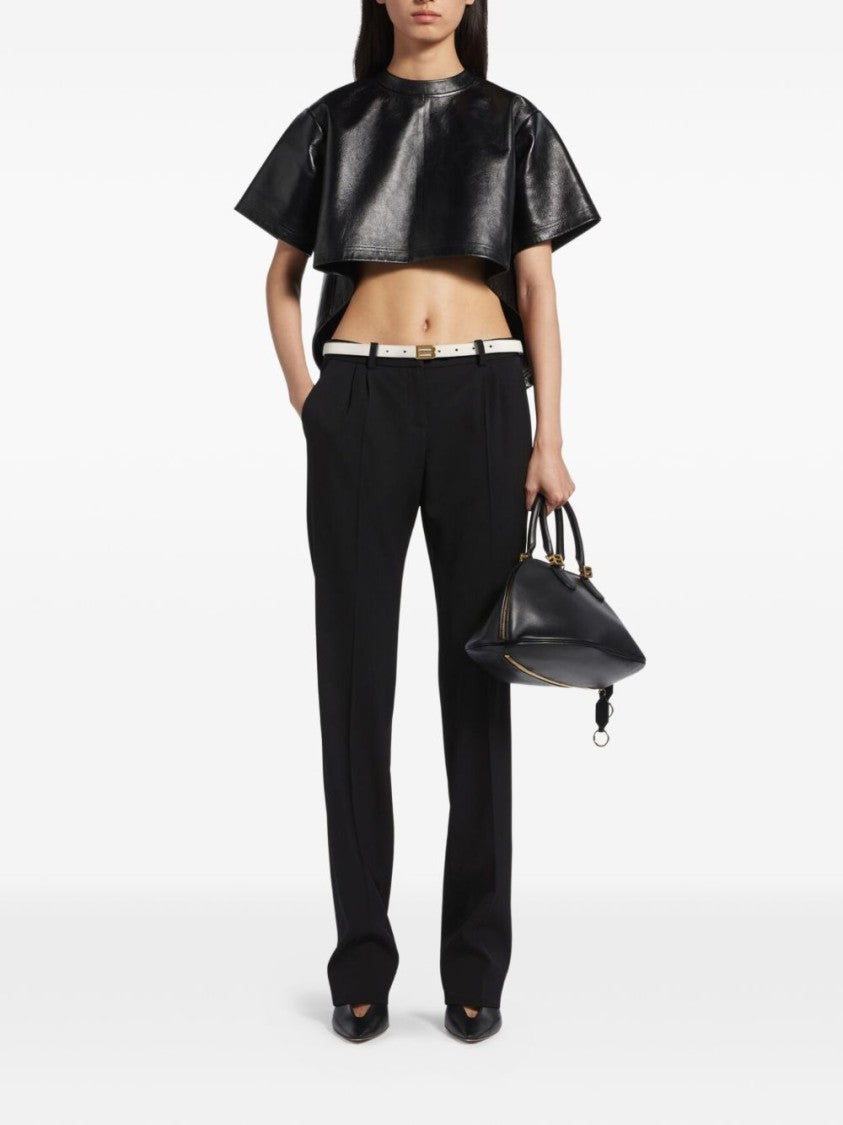Balenciaga Tailored Slim-Fit Pants In Stretch Wool Twill