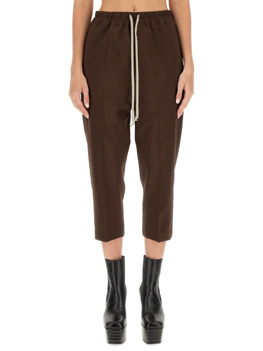 Rick Owens Drawstring Astaires Cropped Pants