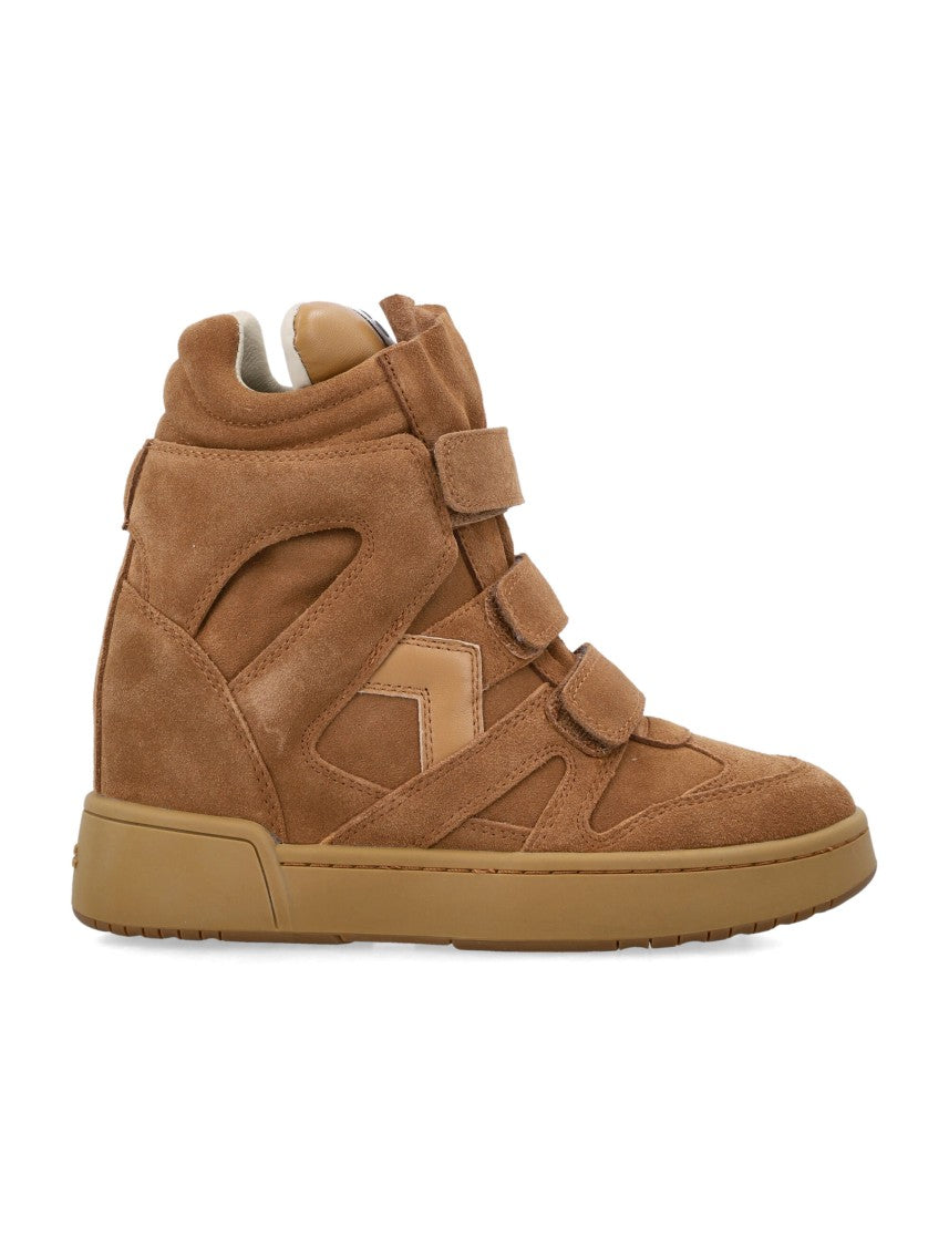 Isabel Marant Im3 High-Top Wedge Sneakers