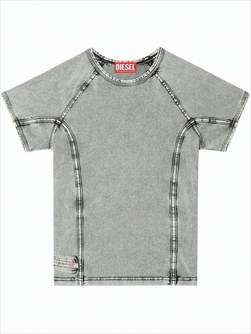 Diesel Fitted Short-Sleeve Top
