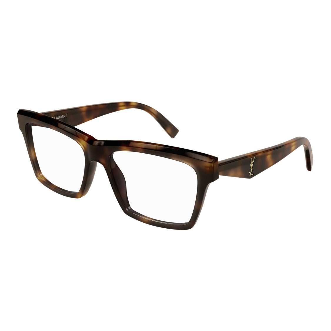 Saint Laurent Sl M104 Opt Oversized Tortoiseshell Square Frame Eyeglasses