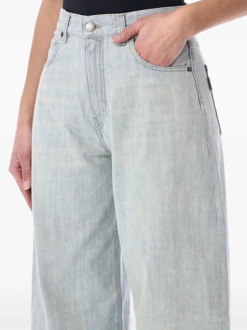 Haikure Light Blue Rounded Leg Denim Jeans