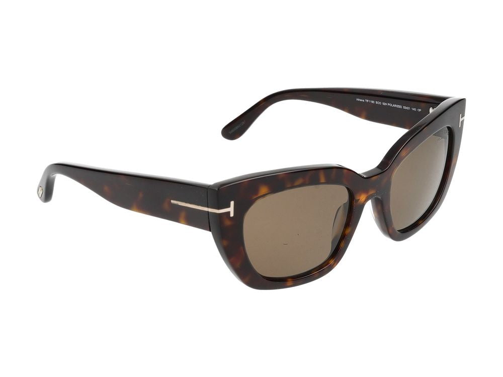 Tom Ford Tortoiseshell Oversized Cat-Eye Sunglasses
