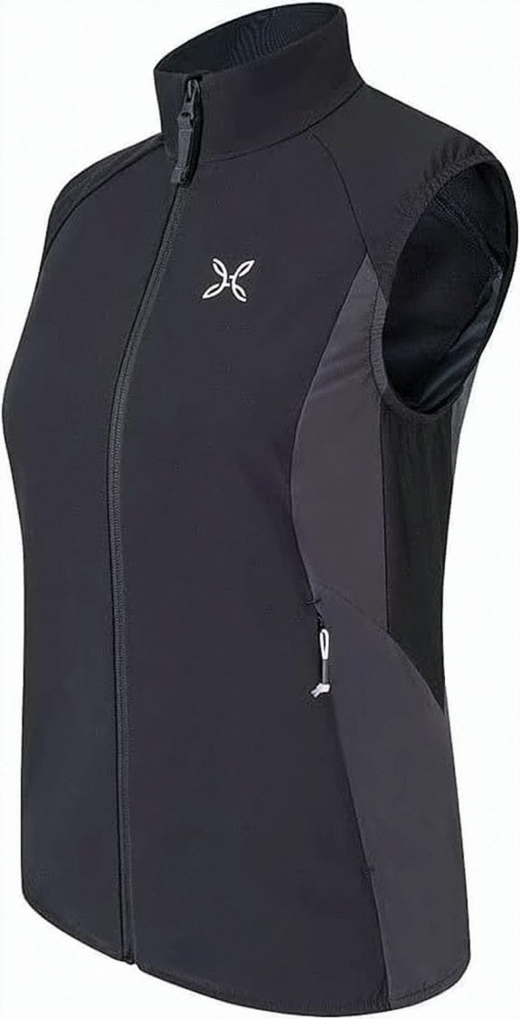 Montura High-Collar Fitted Activewear Vest With Reflective Details