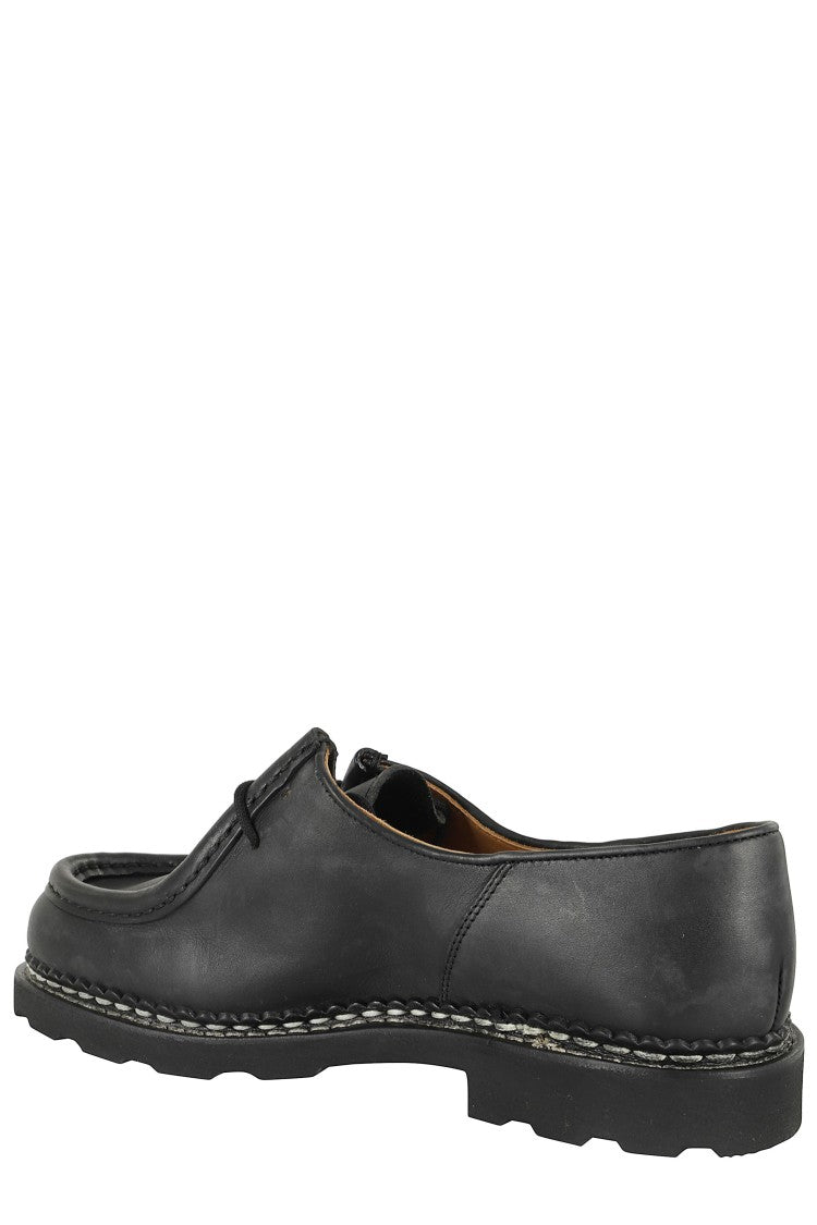 Paraboot Black Michael Marche Ii Leather Derby Shoes
