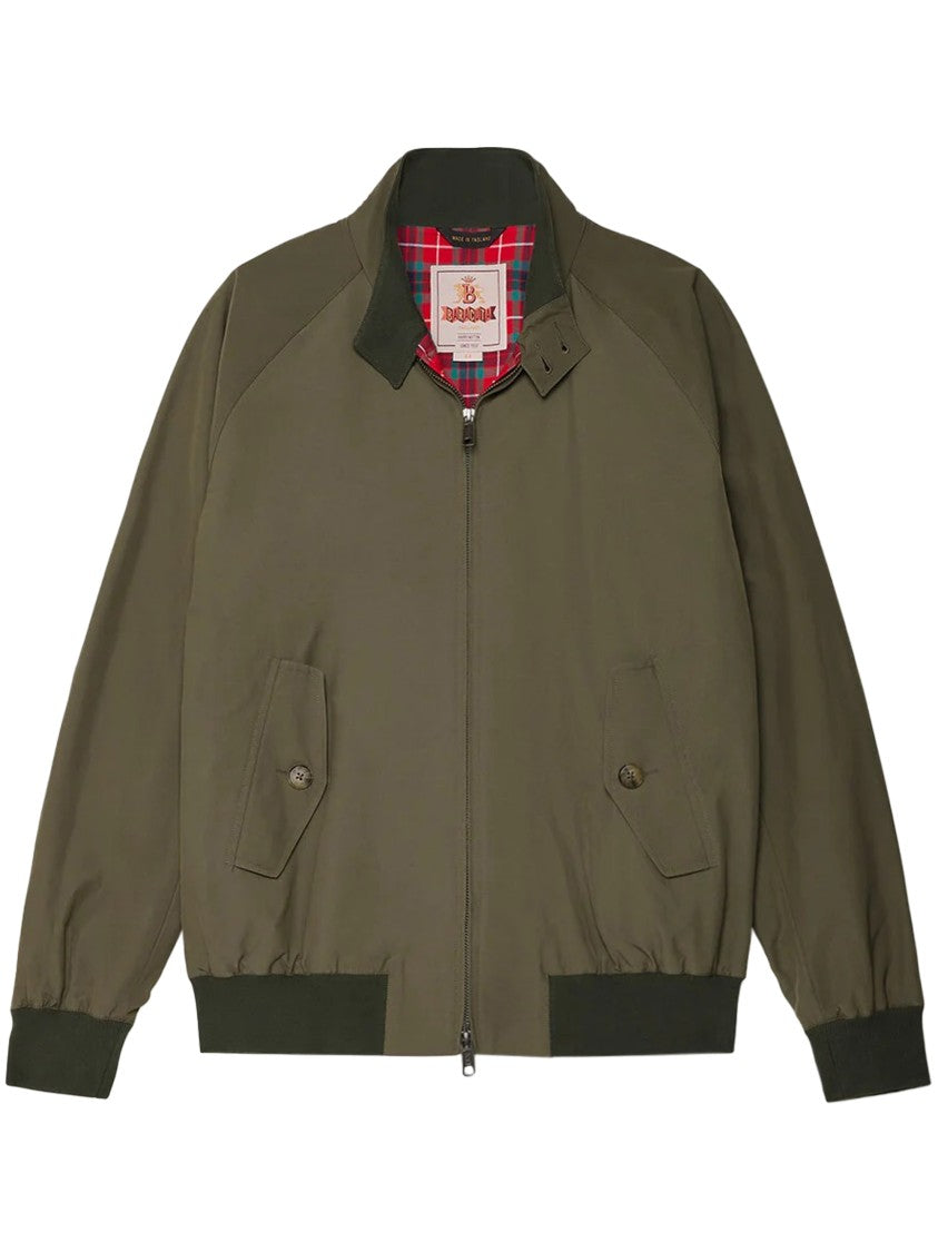 Baracuta Classic Bomber Jacket With Contrasting Details