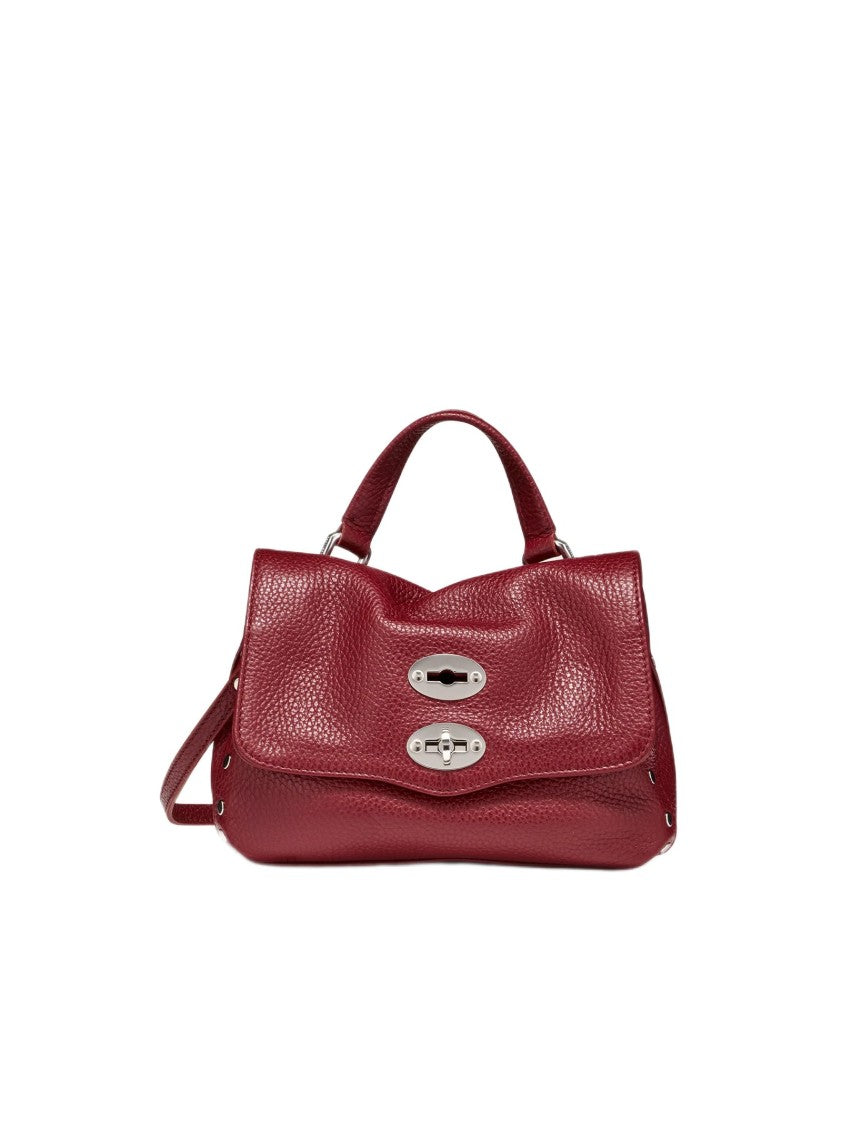 Zanellato Postina® Baby Bag In Hammered Red Opera Leather