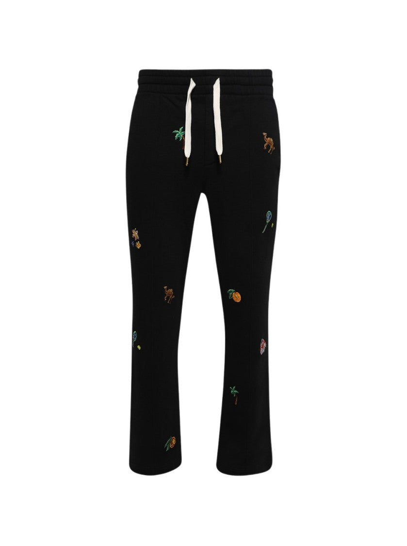 Casablanca Elements En Crayon Embroidered Pintuck Jogger