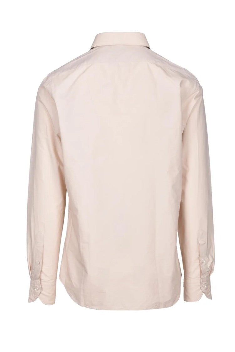 Baturo Beige Cotton Shirt