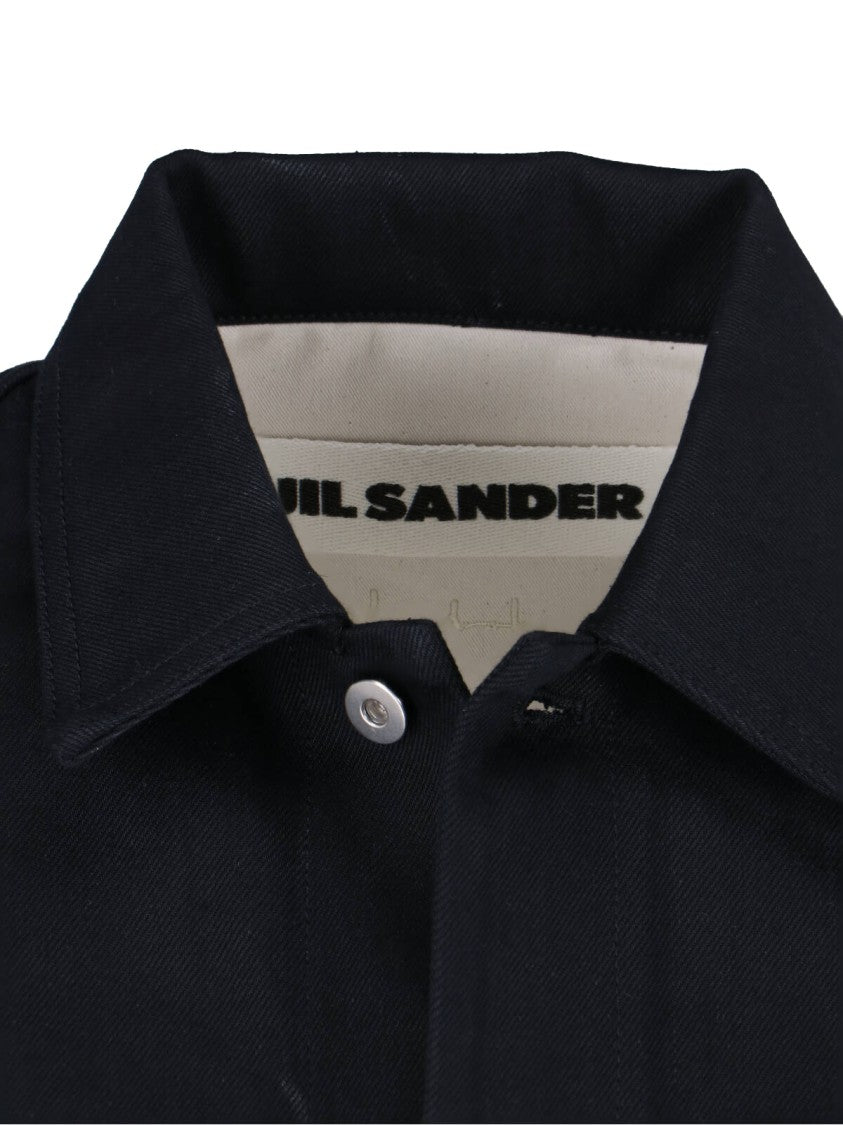 Jil Sander Denim Shirt Jacket – Black