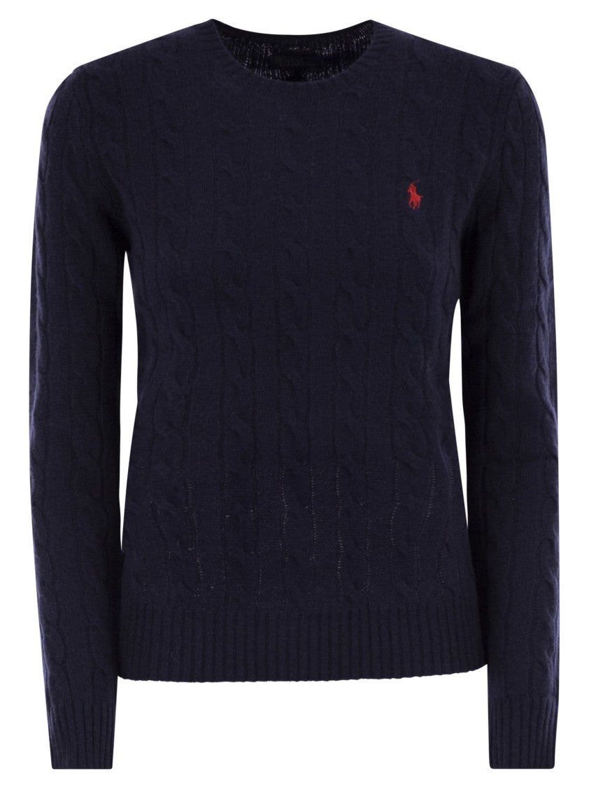 Polo Ralph Lauren Plaited Wool And Cashmere Crew-Neck