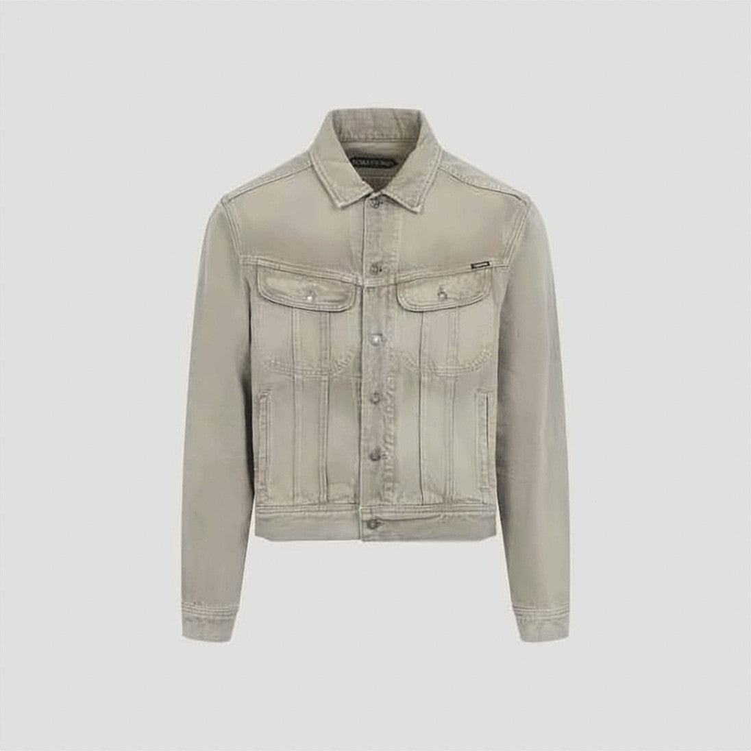 Tom Ford Classic Button-Up Denim Jacket With Flap Pockets