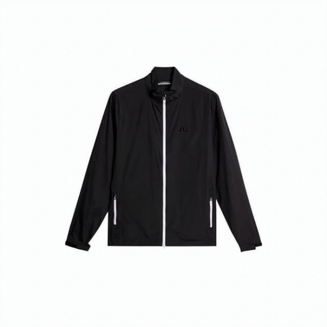 J Lindeberg Lightweight Black Jacket With High Collar