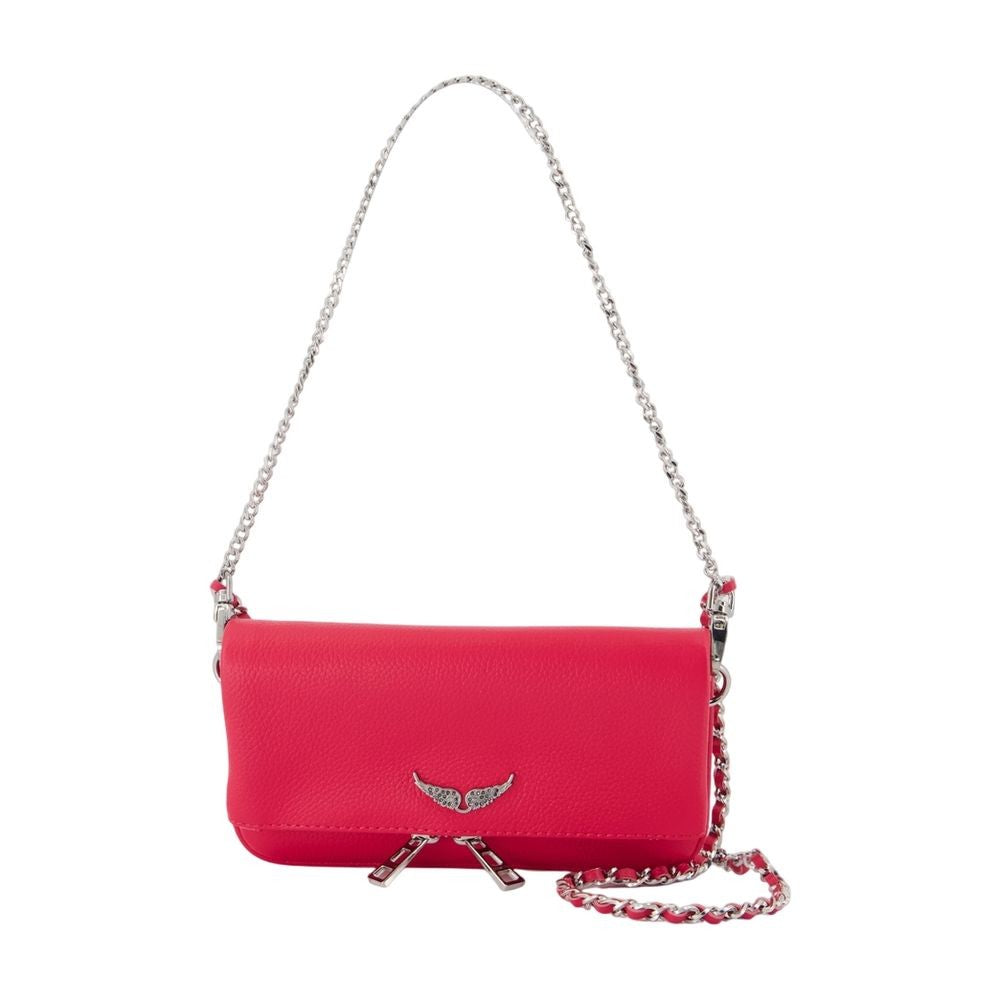 Zadig & Voltaire Rock Nano Wallet On Chain - Leather - Pink