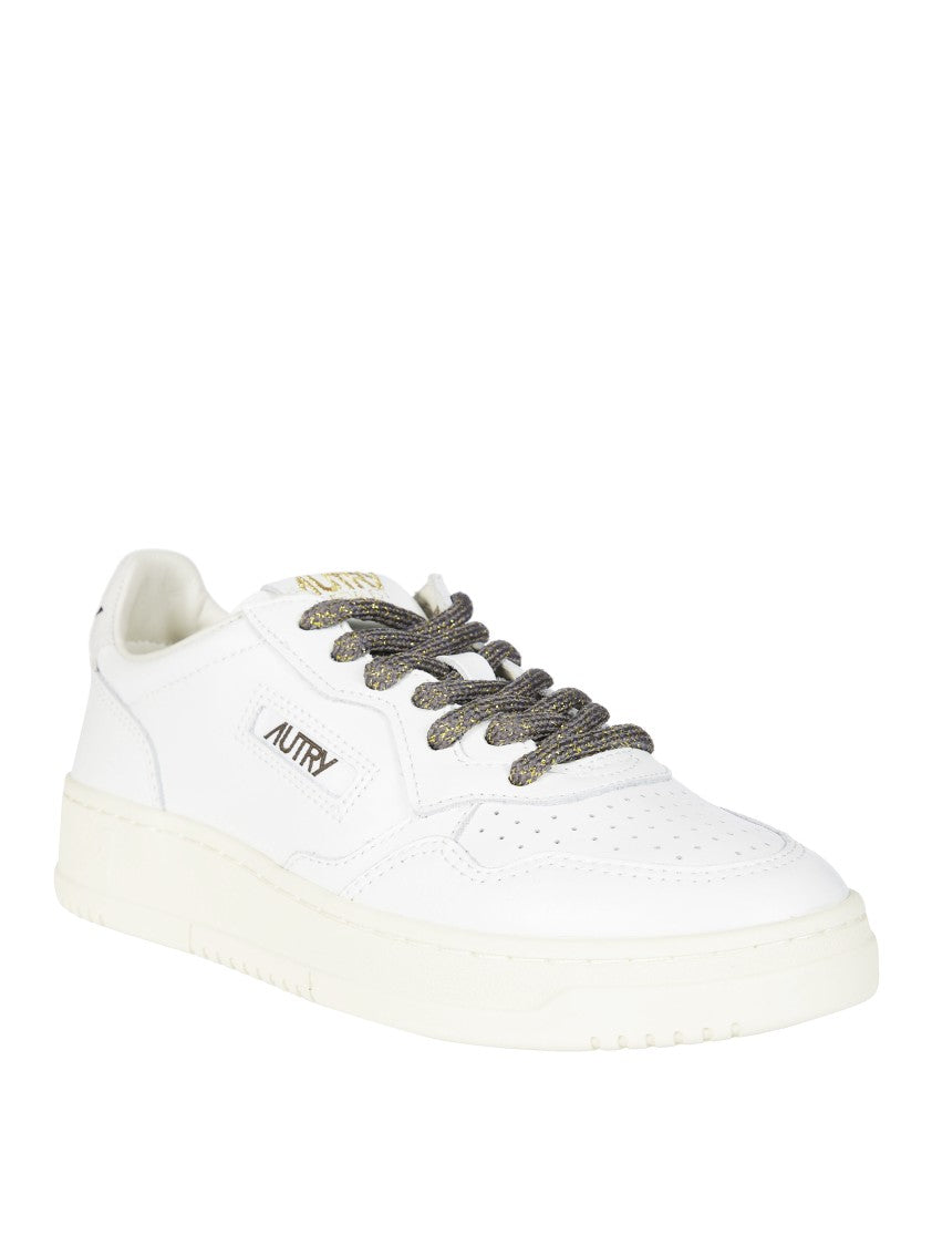 Autry White Leather Sneakers