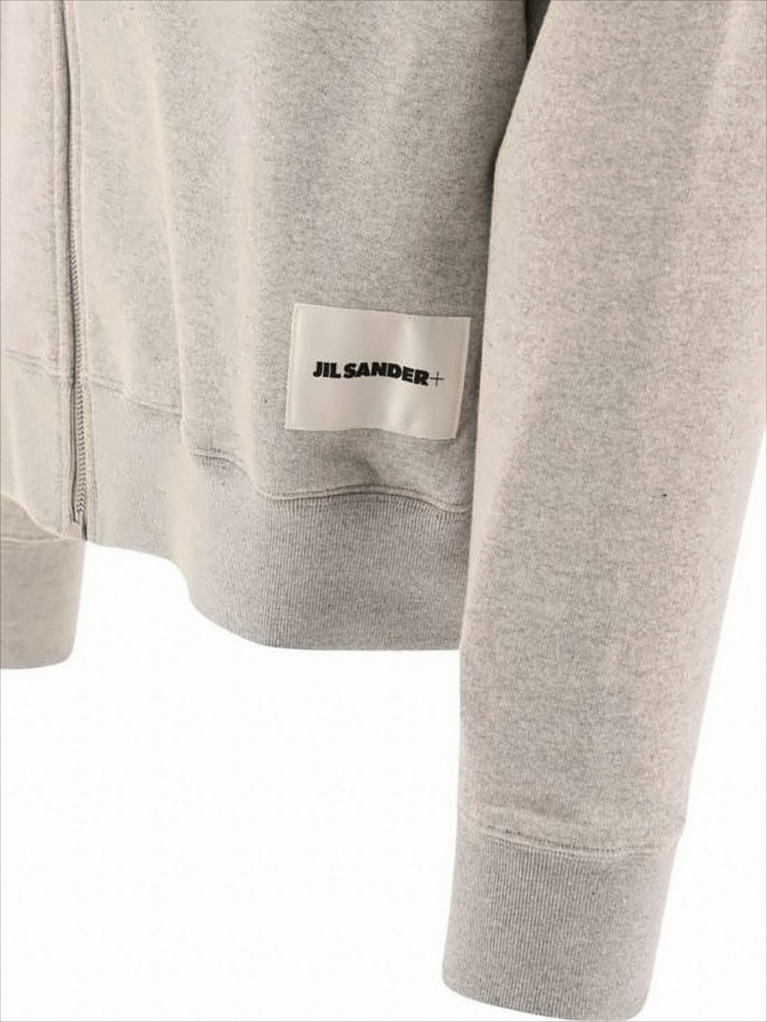 Jil Sander Textured Zip-Up Hoodie With Spacious Hood