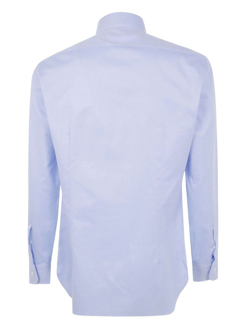 Barba Light Blue Modern Fit Shirt