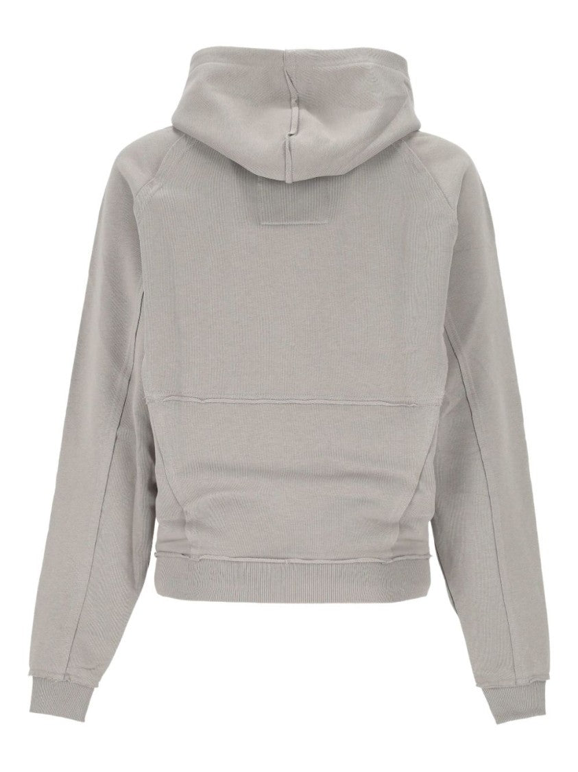 Peuterey Refined Neutral Sweater With Ribbed Details