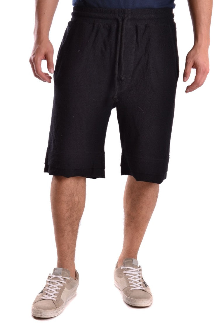 Barbara I Gongini Relaxed Fit Black Short With Adjustable Drawstring