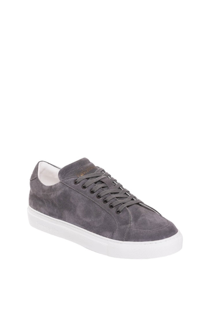 Pantofola D'oro White Fine-Grain Calf Cushioned Midsole Sneakers